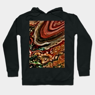 Abstract pouring art Hoodie
